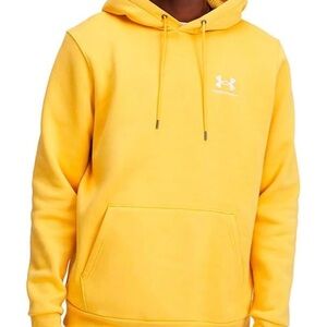Under Armour Essential Fleece Hoodie XXL Noble Gold Pullover NEW WITH TAG